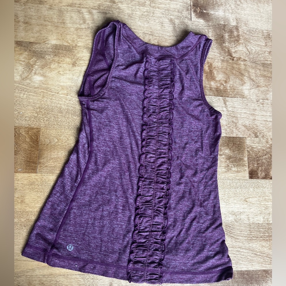 Lululemon Dash Tank Heathered Plum